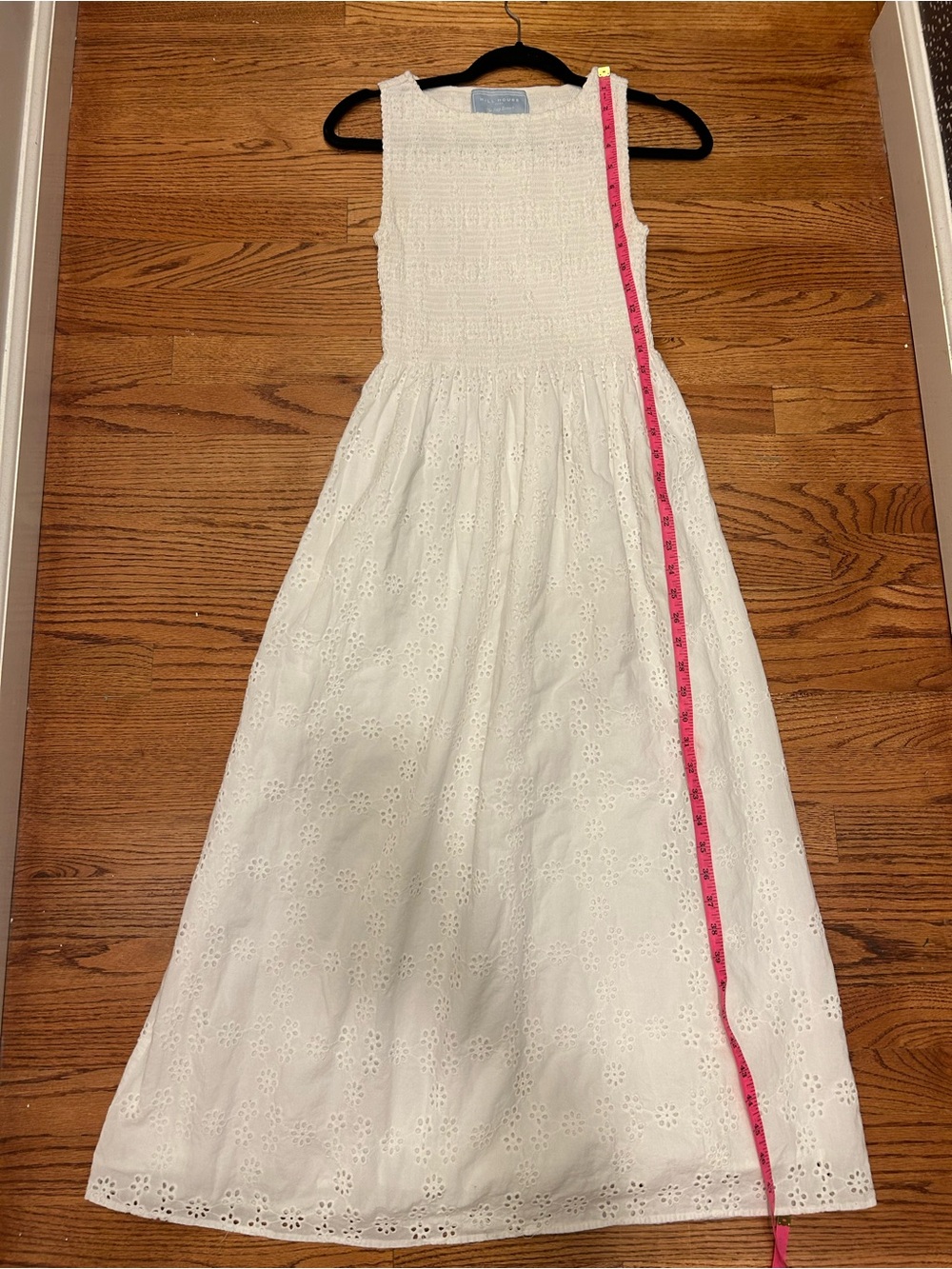 Hill House Home white eyelet nap dress Cosima - Picture 5 of 10